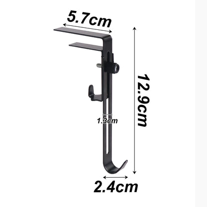 4Pcs Christmas Stockings Holder Hanger Metal Hooks for Hanging Stockings Stocking Holders for Mantle for Christmas Decoration