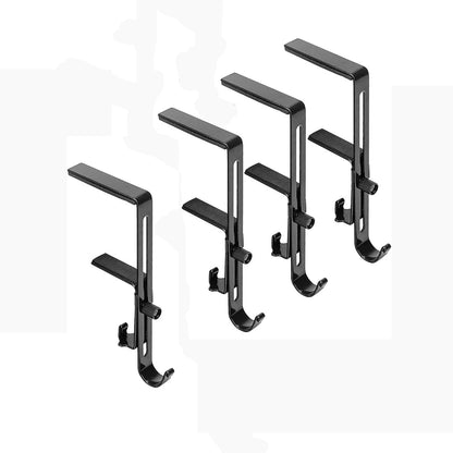 4Pcs Christmas Stockings Holder Hanger Metal Hooks for Hanging Stockings Stocking Holders for Mantle for Christmas Decoration