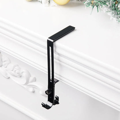4Pcs Christmas Stockings Holder Hanger Metal Hooks for Hanging Stockings Stocking Holders for Mantle for Christmas Decoration